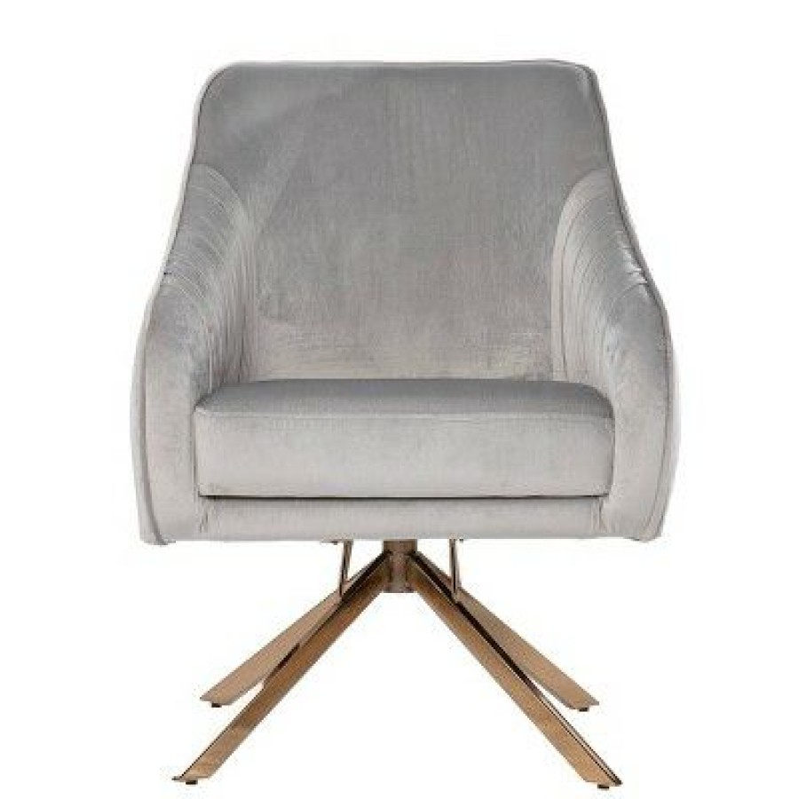 Tralesford Upholstered Accent Chair Silver/Champagne Aiden Lane | * Hot