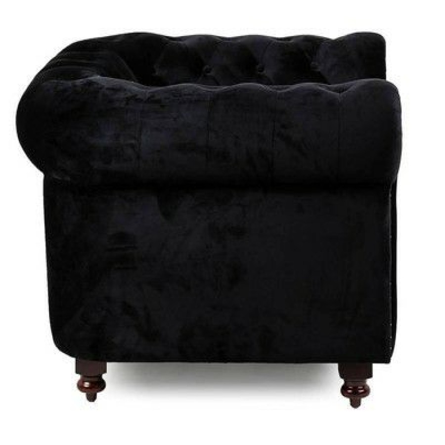 A&B Home Upholstered Accent Chair Black A&B Home | * Clearance