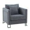 Heritage Fabric Upholstered Accent Chair Armen Living | * New