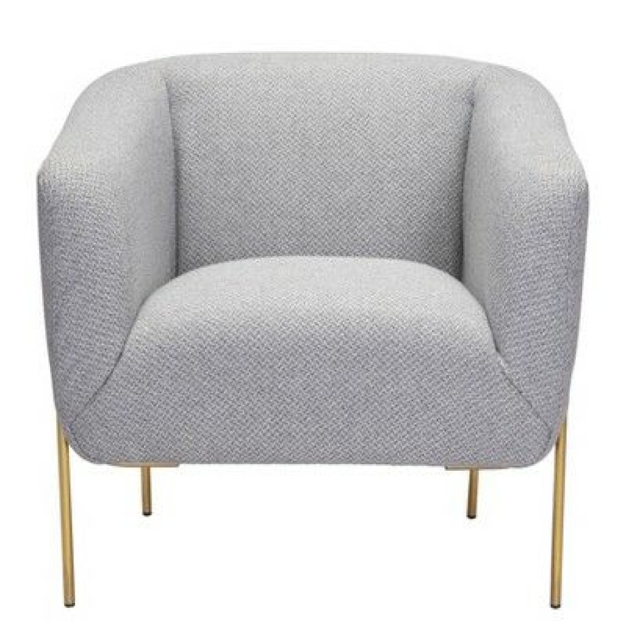 Mikala Armchair Gray/Gold Zm Home | * Best