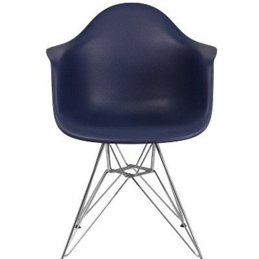 Flash Furniture Alonza Series Plastic Chair With Arms And Chrome Base | * Wholesale