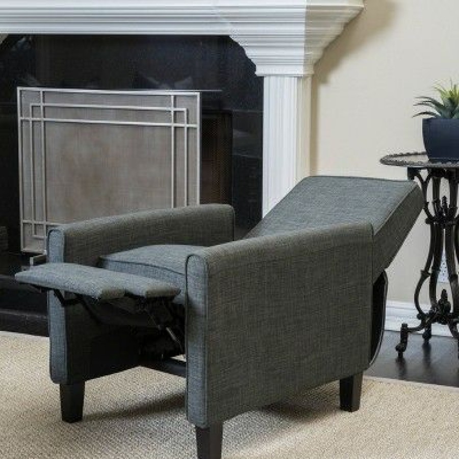 Darvis Recliner Club Chair Gray Christopher Knight Home | * Online