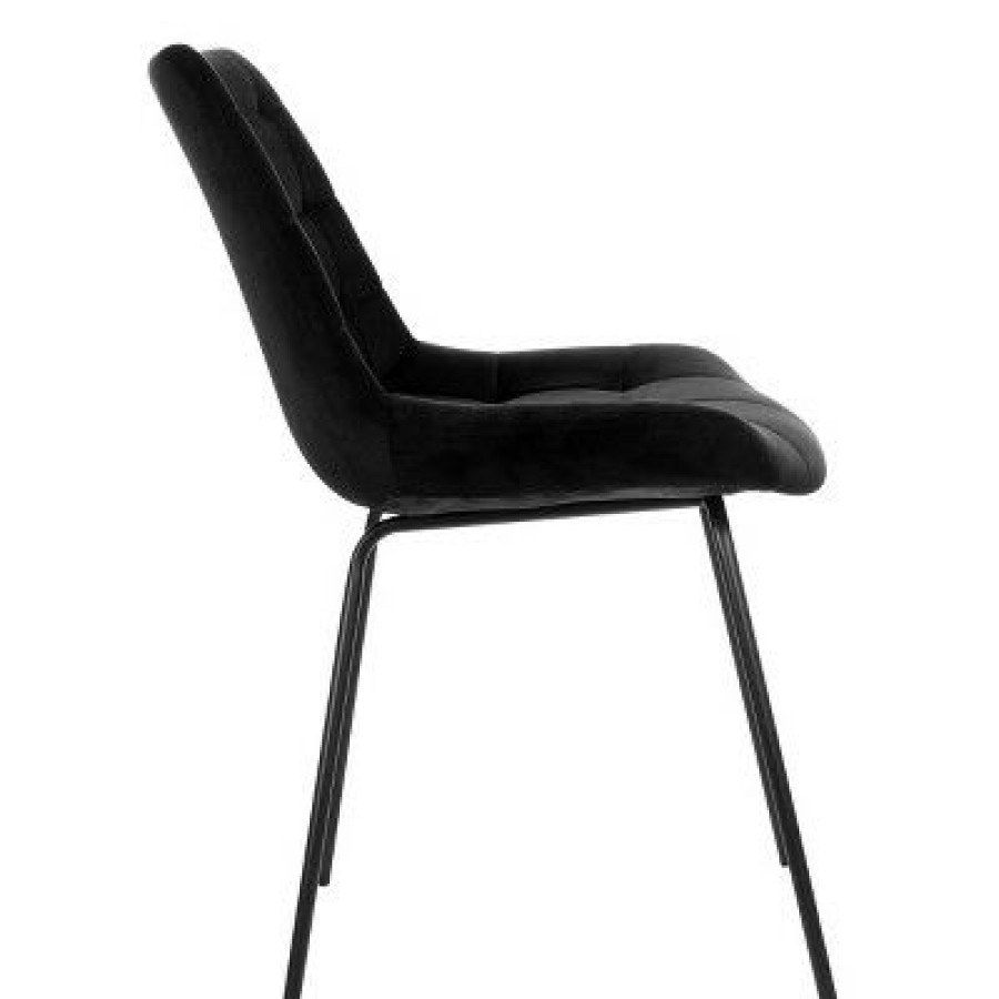 Elama 2 Piece Tufted Chair In With Metal Legs | * Clearance