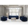 Cambridge Contemporary Chair Steel/Blue Armen Living | * Online