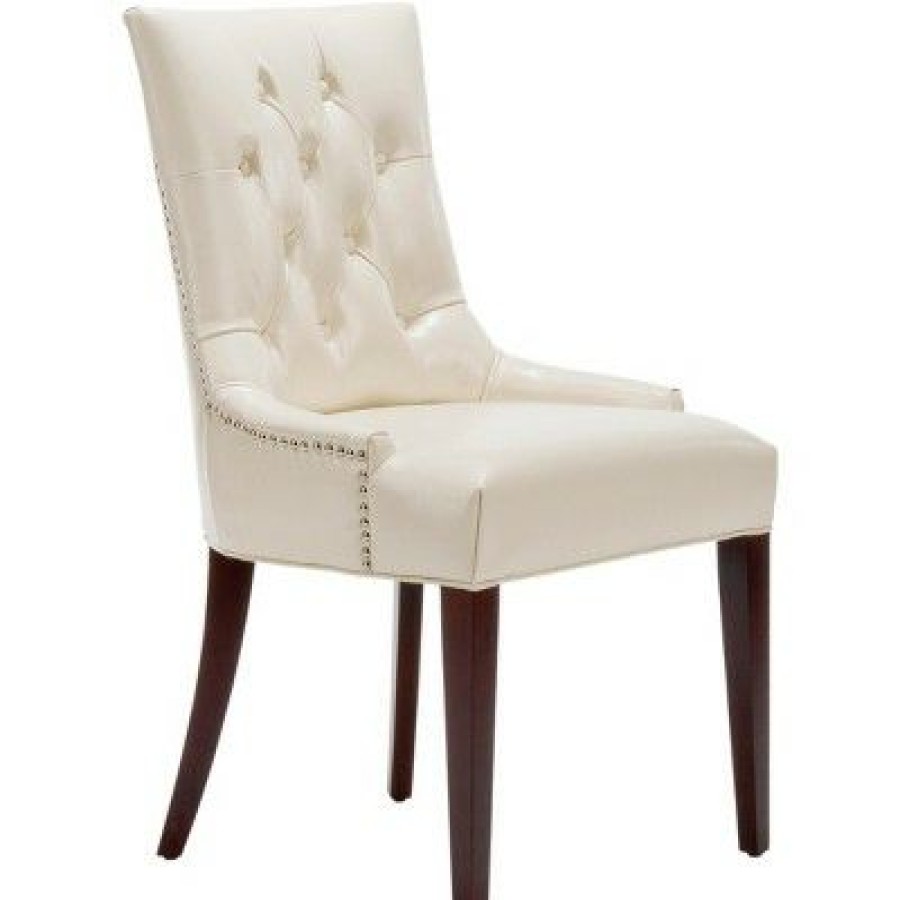 Amanda 19 H Tufted Chair W/ Nickel Nail Heads Safavieh | * Hot