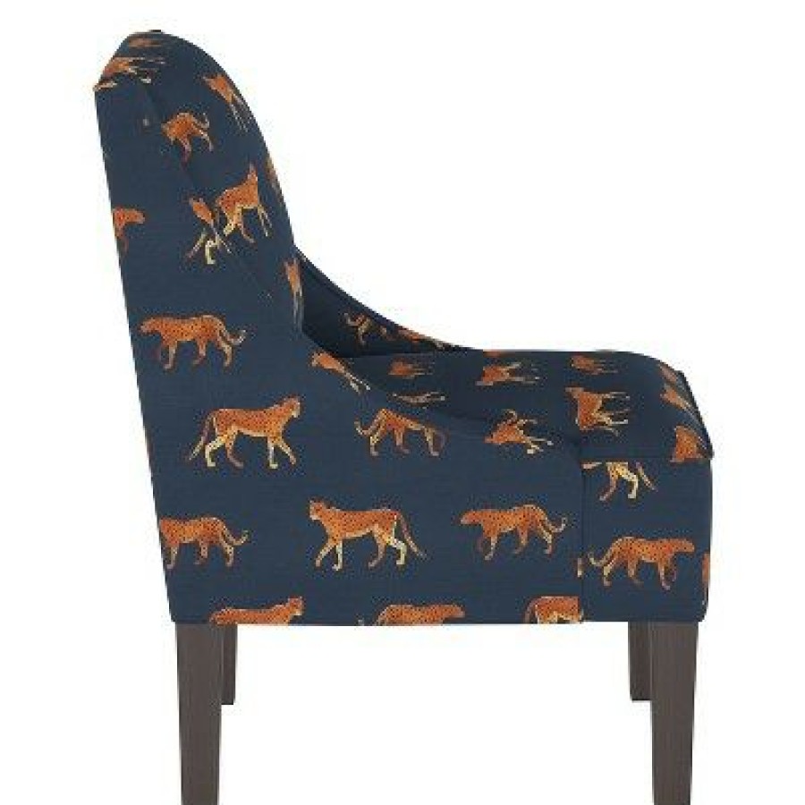 Swoop Armchair Cheetah Walk Navy Skyline Furniture | * Best