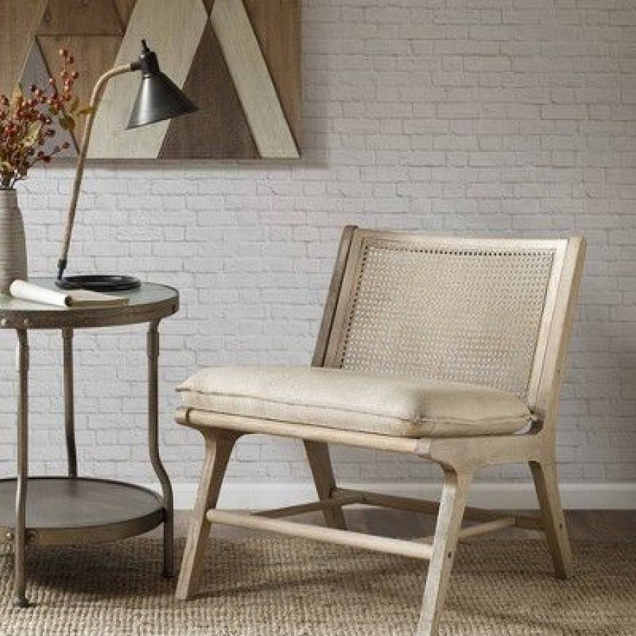 Ink+Ivy Melbourne Accent Chair Tan/Natural | * Wholesale