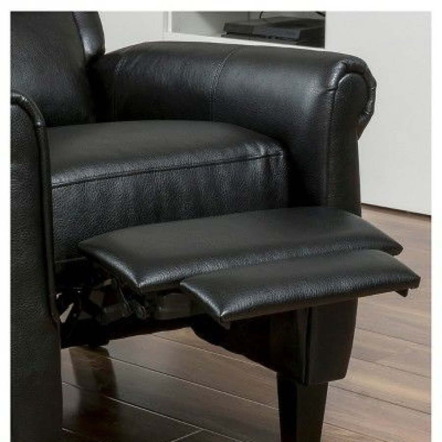 Haddan Faux Leather Recliner Club Chair Christopher Knight Home | * Best