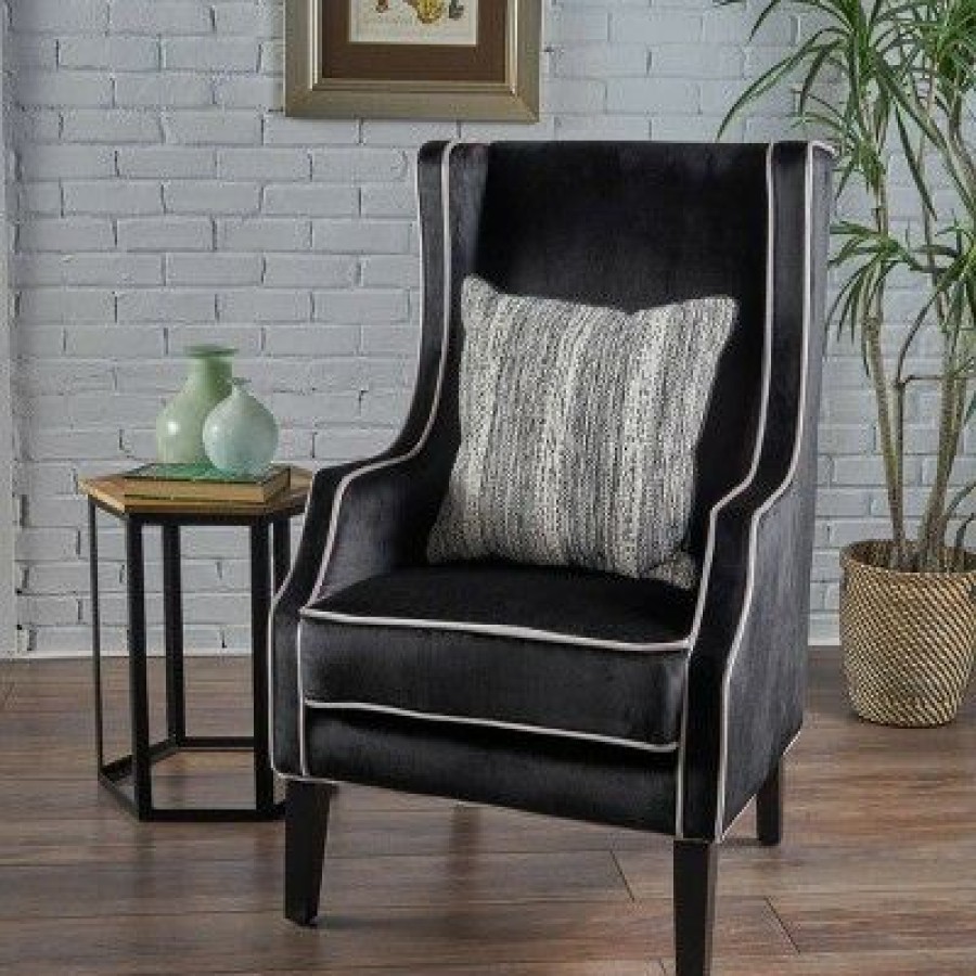 Eddison Traditional Two-Toned Club Chair Christopher Knight Home | * Online