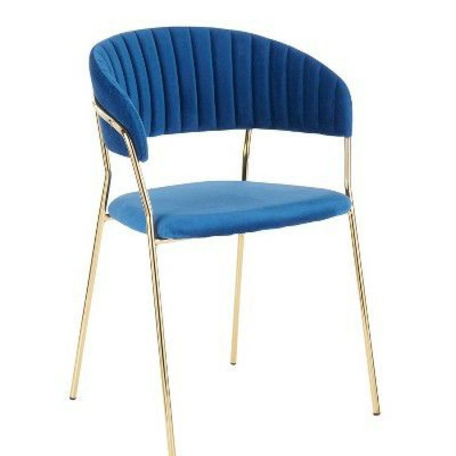 Set Of 2 Tania Contemporary/Glam Chair Blue Lumisource | * Hot