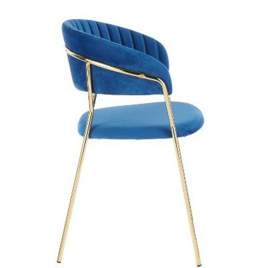 Set Of 2 Tania Contemporary/Glam Chair Blue Lumisource | * Hot