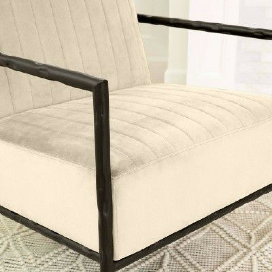 Raleigh Velvet Arm Chair Abbyson Living | * Wholesale