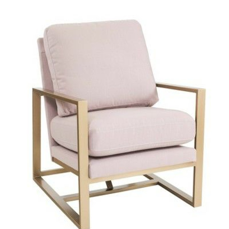 Hazel Accent Chair Blush Pink Adore Decor | * Best