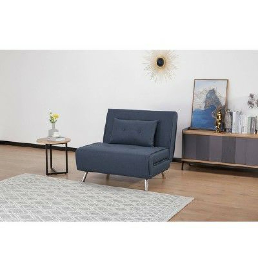 Reese Fabric Twin Pillow Back Futon Chair Abbyson Living | * Wholesale