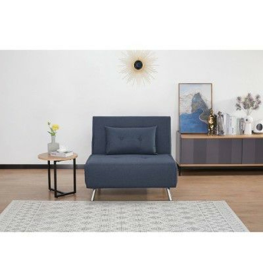 Reese Fabric Twin Pillow Back Futon Chair Abbyson Living | * Wholesale