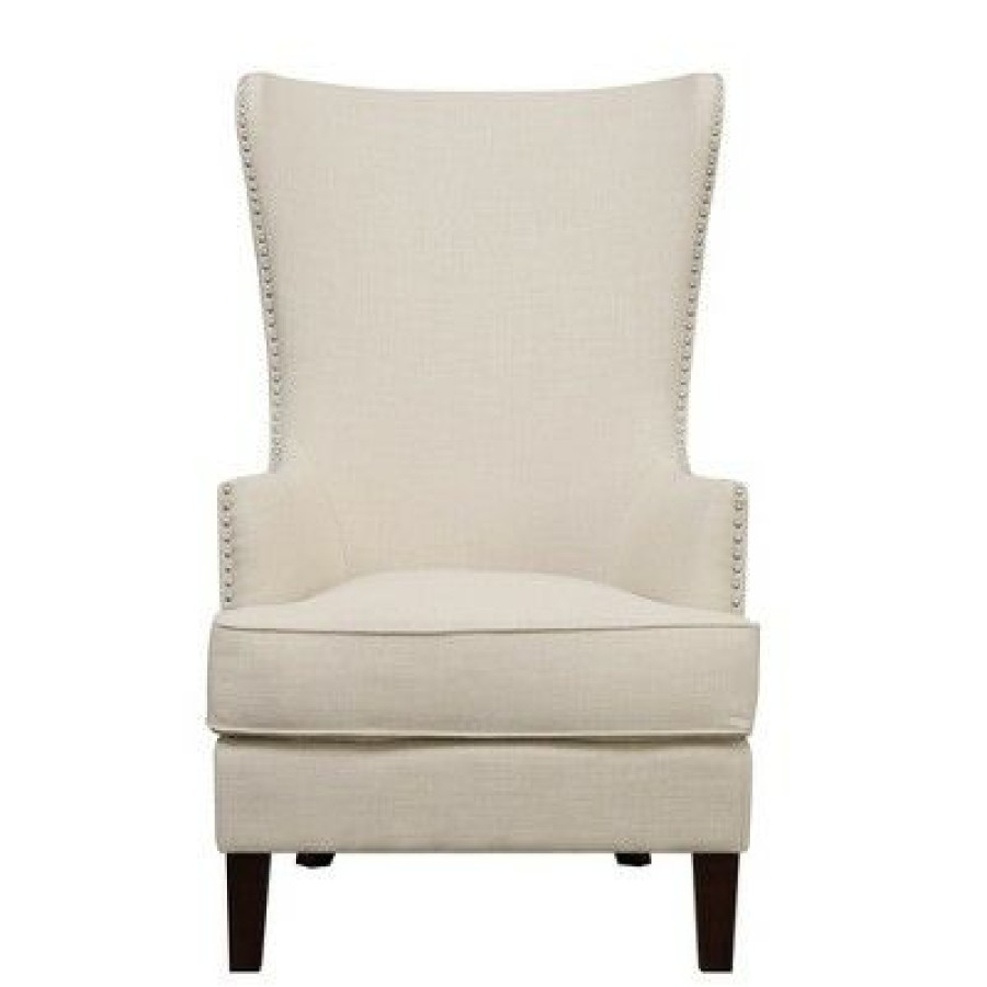 Karson High Back Upholstered Chair Natural Picket House Furnishings | * Hot