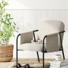 Faison Linen And Metal Sling Accent Chair Cream Threshold | * Best