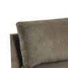 Fabric Armless Chair With Loose Back Pillows Brown Benzara | * Online