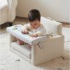 Asweets Wonder & Wise Square Infant Baby Activity Chair W/ Interactive Embroidery & Applique, Carrying Handle, & Removeable Tray For Age 6 Months & Up | * Hot