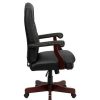 Martha Washington Leather Swivel Office Chair Flash Furniture | * Best