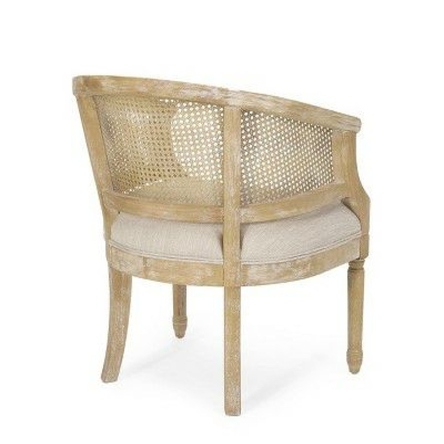 Steinaker French Country Wood And Cane Accent Chair Christopher Knight Home | * Best