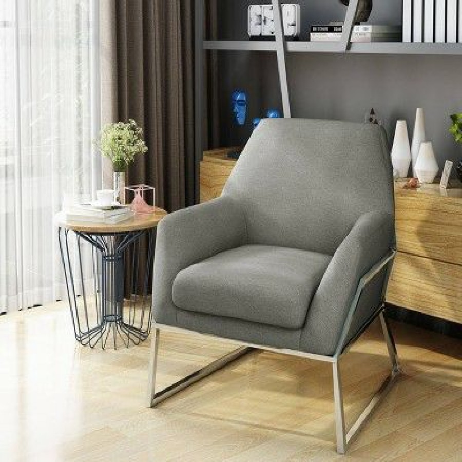 Zahara Modern Chair Gray Christopher Knight Home | * Hot