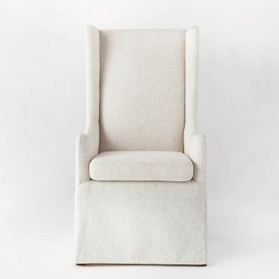 Threshold Designed W/Studio Mcgee River Heights Upholstered Accent Chair Cream Threshold Designed With Studio Mcgee | * Online