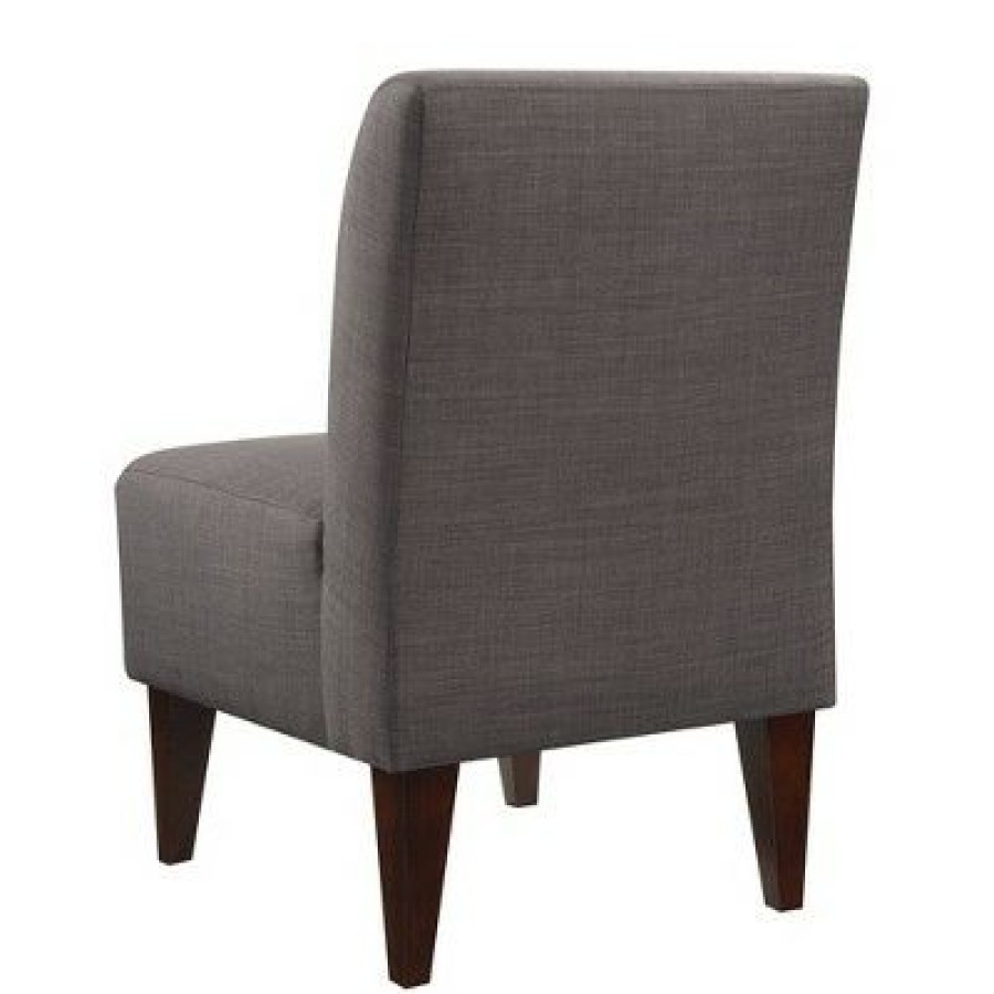 North Accent Slipper Chair Charcoal Black Picket House Furnishings | * Best