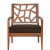 Jennifer Modern Lounge Chair Dark Brown Baxton Studio | * Hot