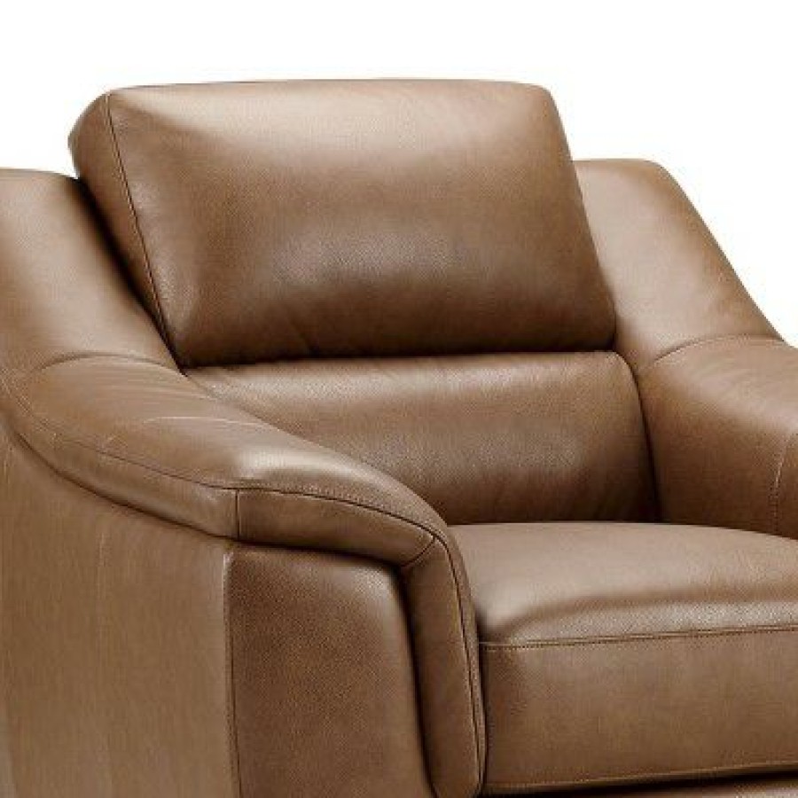 Arlen Leather Chair Camel Abbyson Living | * Hot