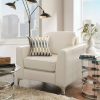 Tacita Faux Leather Armchair White Inspire Q | * Best