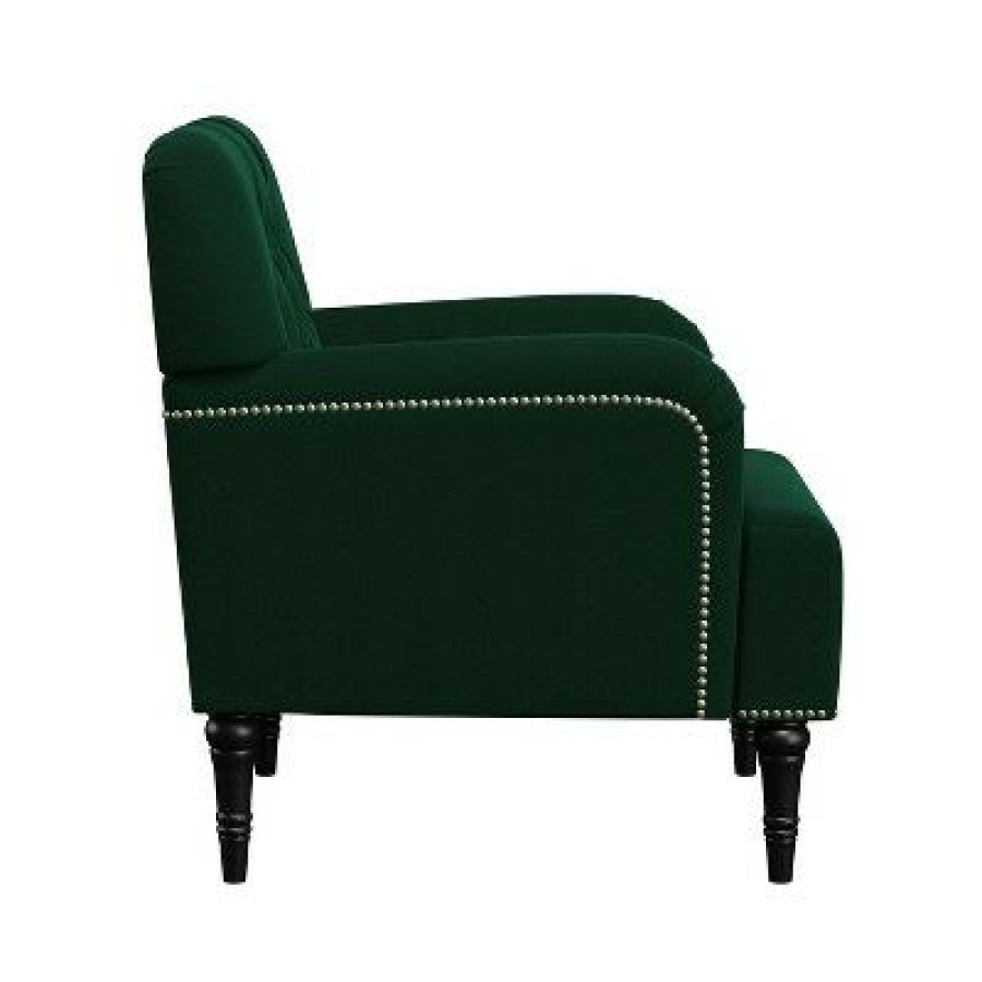 Kibby Diamond Button Tufted Armchair Velvet Handy Living | * Hot