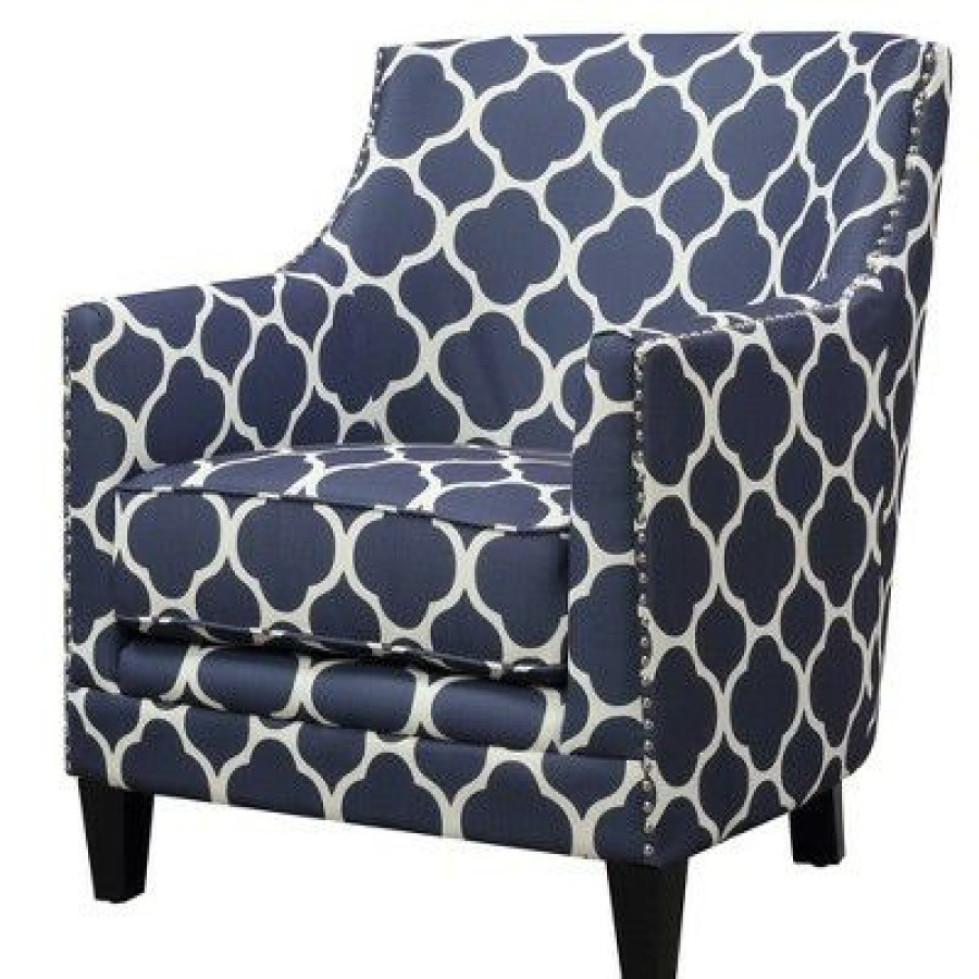 Deena Accent Chair Marine Blue Picket House Furnishings | * Clearance