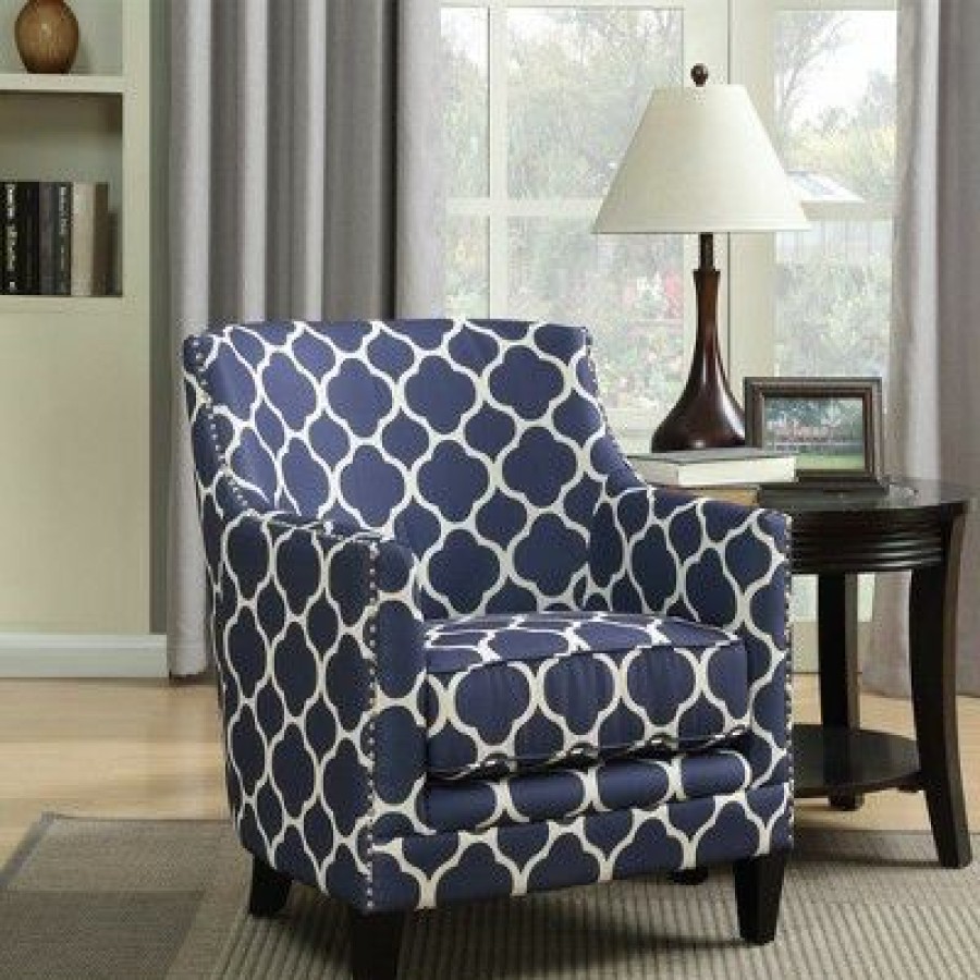 Deena Accent Chair Marine Blue Picket House Furnishings | * Clearance