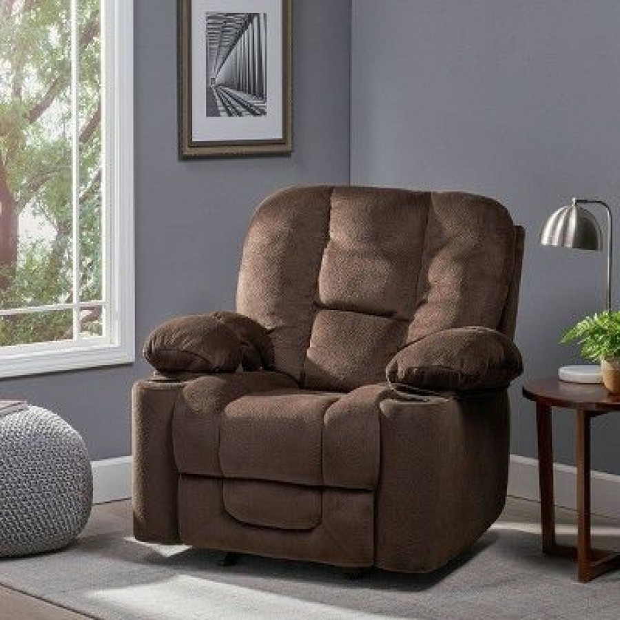 Gannon Glider Recliner Club Chair Christopher Knight Home | * New