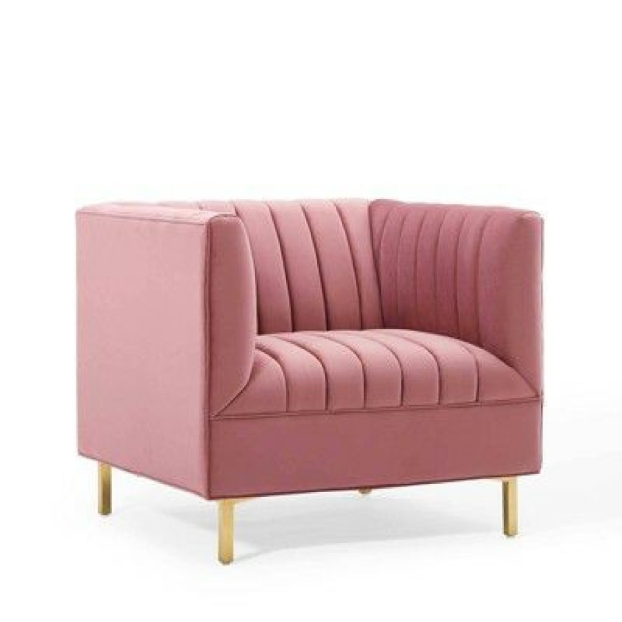 Shift Channel Tufted Performance Velvet Armchair Modway | * Best