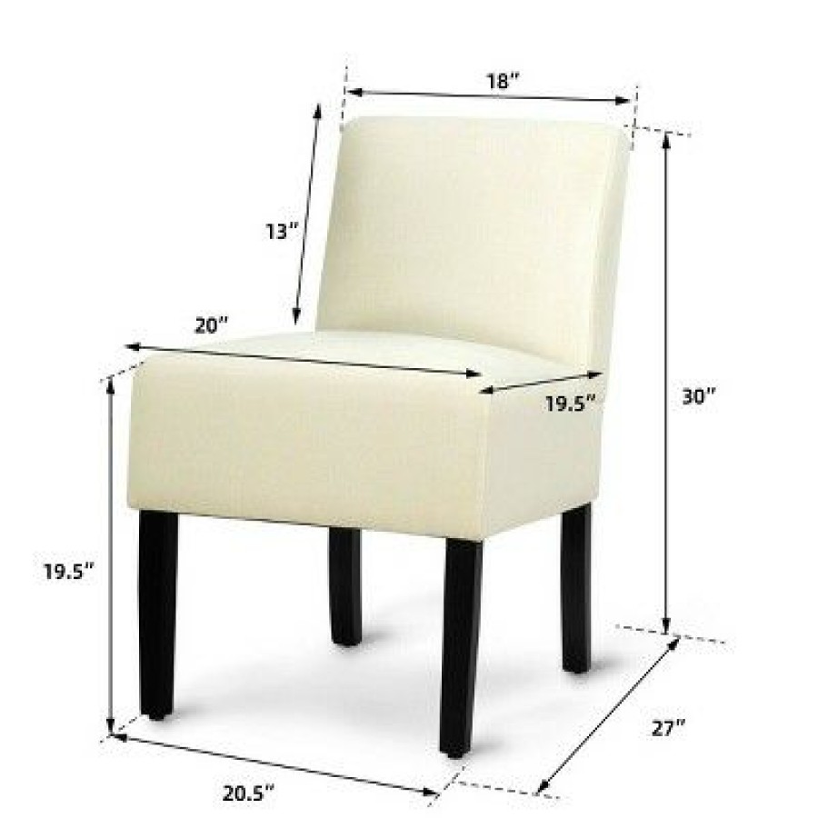 Costway Accent Chair Fabric Upholstered Leisure Chair Single Sofa With Wooden Legs | * Wholesale