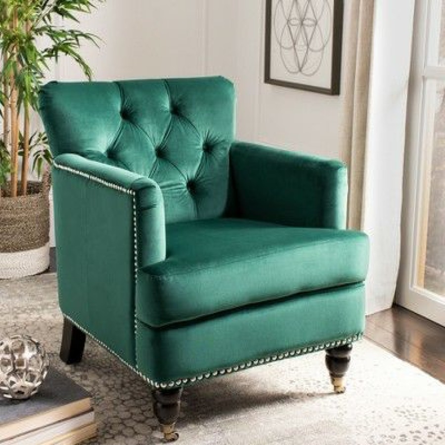 Colin Tufted Club Chair Safavieh | * Clearance