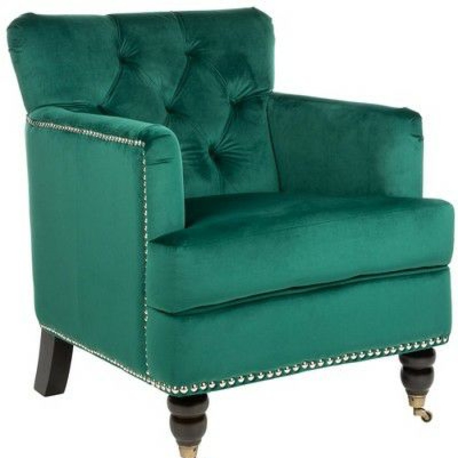 Colin Tufted Club Chair Safavieh | * Clearance