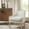 Madison Park Carlie Accent Chair Ivory | * New