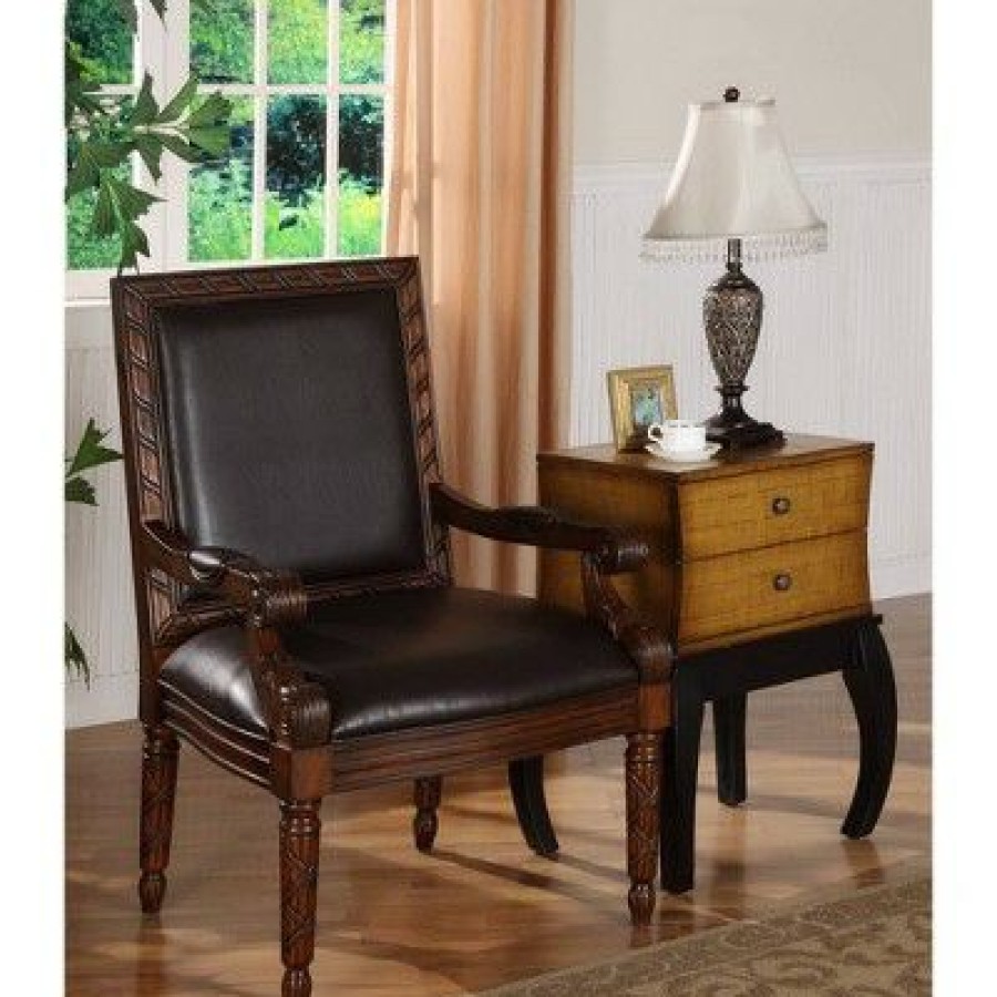 Avondale Accent Chair Brown Treasure Trove Accents | * Online