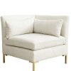 Corner Chair In Sheepskin Natural Cream Skyline Furniture | * Wholesale