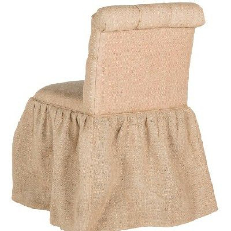 Allie Vanity Chair Beige Safavieh | * New