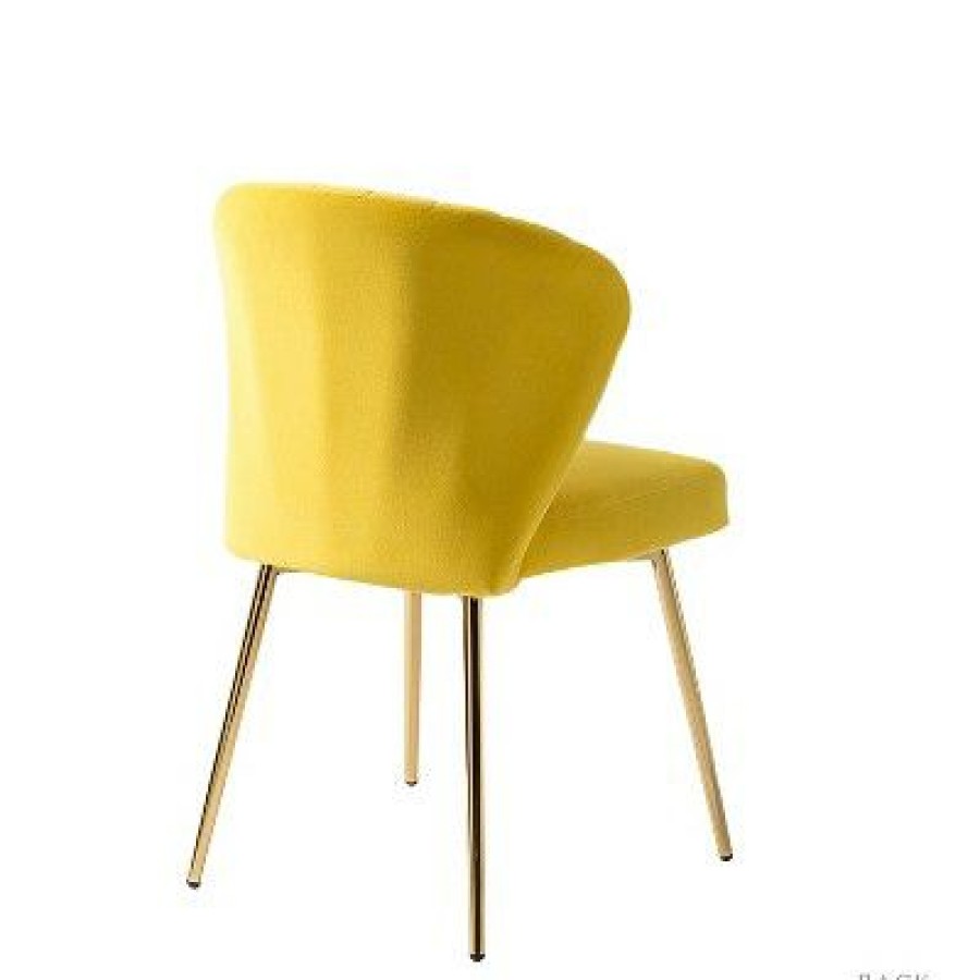 Velvet Accent Side Chair With Tufted Back | Karat Home | * Online