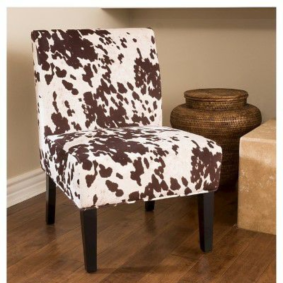 Kassi Cowhide Print Upholstered Accent Chair Christopher Knight Home | * Best