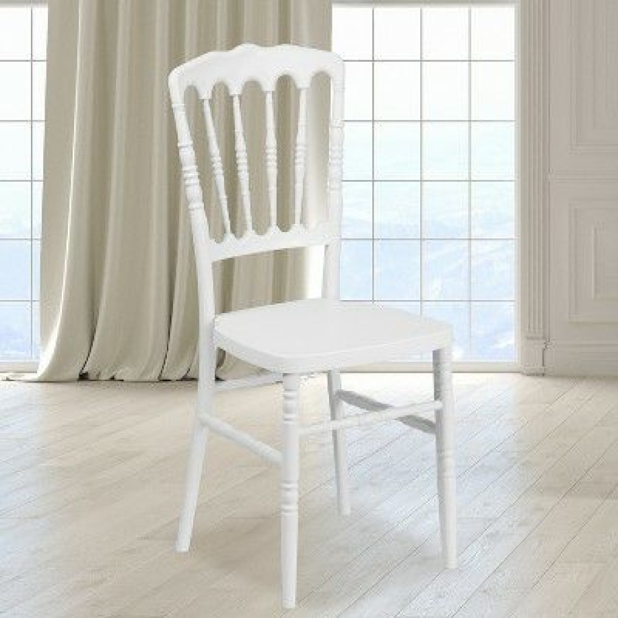 Flash Furniture Hercules Series Resin Stacking Napoleon Chair | * Best