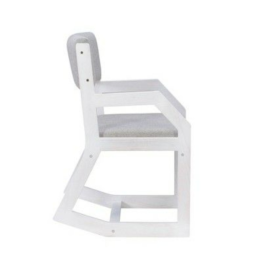 Robin Upholstered Rocking Chair White Linon | * New