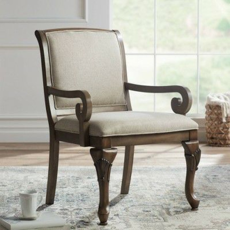 Kensington Hill Diana Beige Upholstered Accent Chair | * Wholesale