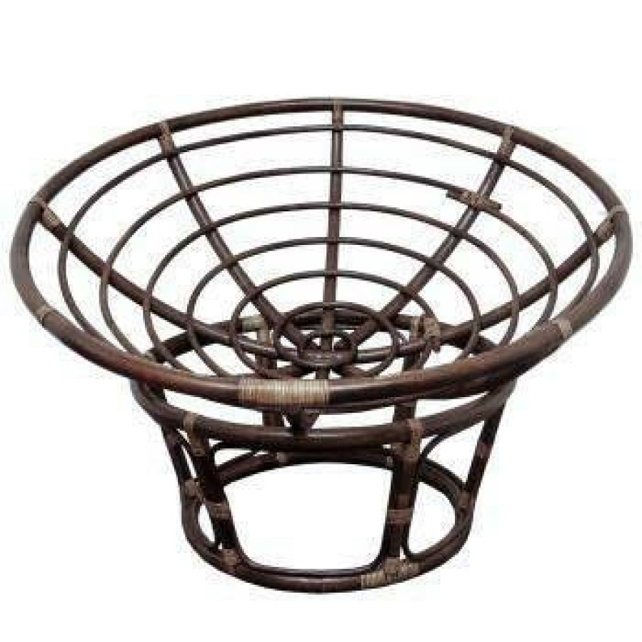 42 Rattan Papasan Chair With Micro Suede Cushion International Caravan | * Online