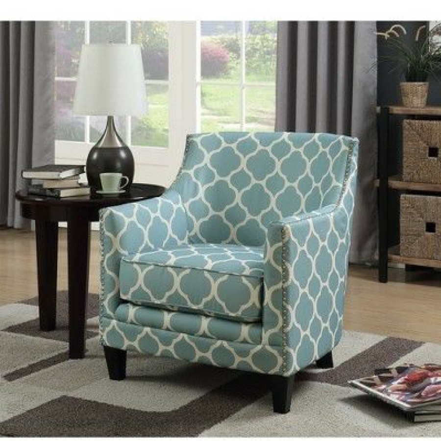 Deena Accent Chair Aqua Blue Picket House Furnishings | * Online